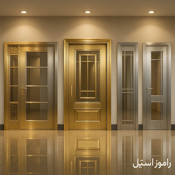 جزئیات درب استیل شیشه خور با کیفیت ساخت بالا و طراحی زیبا