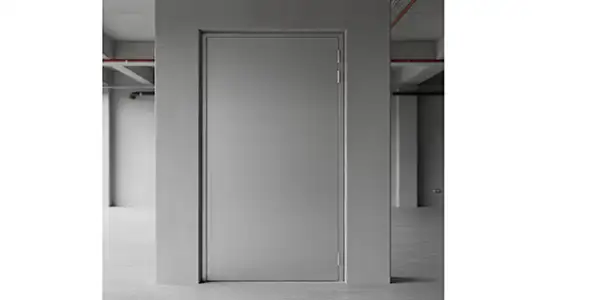 درب استیل سیلور مات تک لنگه